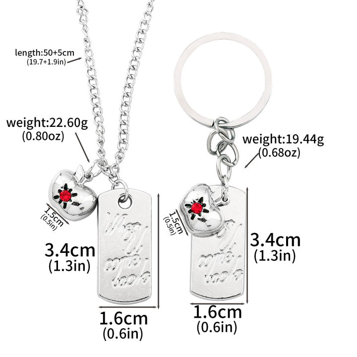 2Pcs/Set%20Game%20Love%20and%20Deepspace%20Caleb%20Necklace%20Keychain%20Summer%20Day%20Apple%20Clavicle%20Bag%20Pendant%20Women's%20Jewelry%20Accessories%20Gift%20-%20Image%207