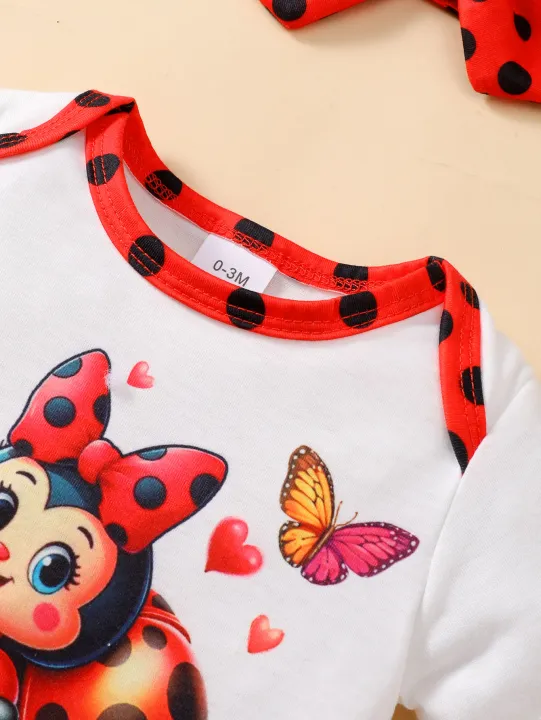 0-24Months%20Infant%20Girl%20Cute%20Summer%20Outfits%20Short%20Sleeved%20Ladybug%20Romper+Polka%20Dot%20Shorts+Headband%203PCS%20Cute%20Toddler%20Clothing%20Set%20-%20Image%203