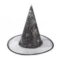 Witch Hat, Halloween Decoration Supplies, Witch Hat for Kids and Adults, Prom Dress, Magic Mesh Wizard Hat for Party. 