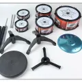Jazz Drum Set for Kids 3 Drums / 5 Drums with Small Stool Drum Stick Set Music Instrument Educational Toys for Beginners Gifts. 