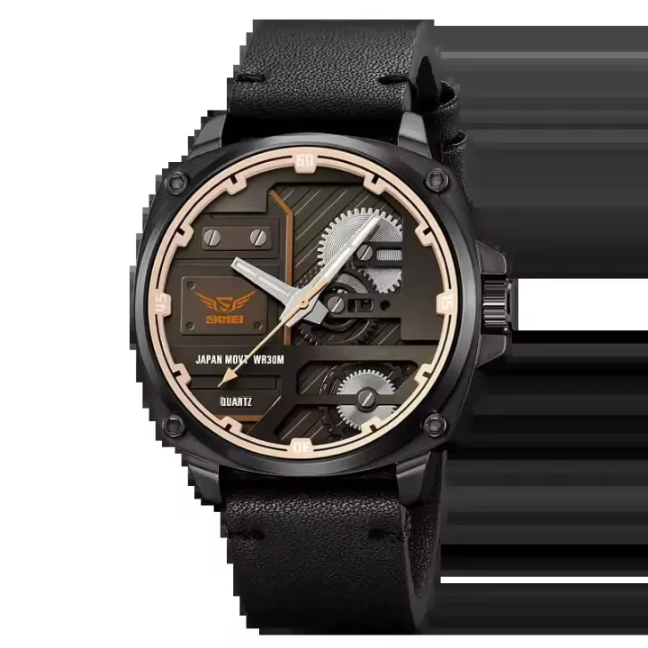 Skmei%202289%20model%20Men's%20watch%20unique%20design%20exclusive%20collection%20Fashion%20Business%20Quartz%20Watch%20Leather%20Strap%20Men's%20Wristwatch%20%20Waterproof%20Original%20fashion%20watch%20for%20Men%20-%20Image%204