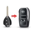 Toyota car key case for Toyota Vios Avanza Yaris Fortuner Corolla cross Altis CHR Yaris Ativ Camry. 