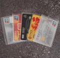 Beige closet 5/10/Pcs Transparent PVC Card Holder, Safe from Damage/Scratch.