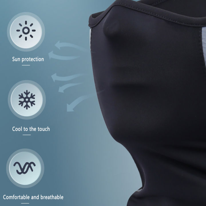 Reflective%20Nigh%20Riding%20Half%20Face%20Mask%20Summer%20Ice%20Silk%20Riding%20Mask%20Sunscreen%20Neck%20Cover%20Outdoor%20Dustproof%20and%20UV%20Protective%20Neck%20-%20Image%202