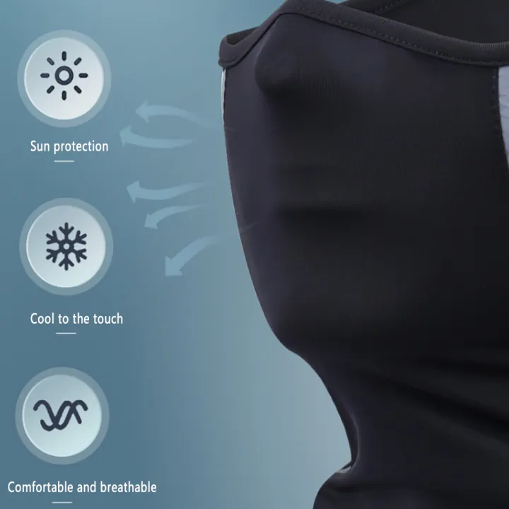 Reflective%20Nigh%20Riding%20Half%20Face%20Mask%20Summer%20Ice%20Silk%20Riding%20Mask%20Sunscreen%20Neck%20Cover%20Outdoor%20Dustproof%20and%20UV%20Protective%20Neck%20-%20Image%202