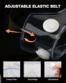 Eyes Protection Goggles with Seller warranty Transparent Fully Enclosed Anti-Impact Safety Glasses Anti-Fog Sand-Proof Water-Proof Goggles With Adjustable Headband. 