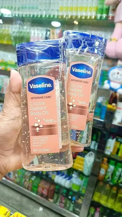 Vaseline%20Intensive%20Care%20%20Cocoa%20Radiant%20Body%20Oil%20Nt%20Wt%20200ml%20-%20Image%202
