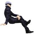 11cm Anime Jujutsu Kaisen Gojo Satoru Action Figure Anime Figure Seated Chair Noodle Stopper Model Toys Japanese Dolls. 