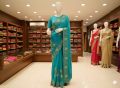 Sky Blue Floral Georgette Saree - Elegance in 12 Hat Length - Bohor-45 Inches - Including Blouse Piece.