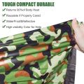 PE Emergency Sleeping Bag Camouflage Waterproof Portable Survival 120x200cm Sleeping Bag for Outdoor Camping Hiking Adventure. 