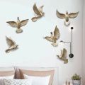 Wall Decor Sparrows | Resin Birds 6 Pcs Set Wall Decor | Hanging Sparrows | Decoration Sparrows |. 