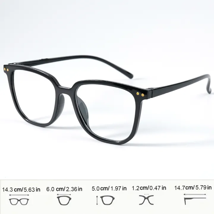 2pcs%20Fashion%20Photochromic%20Square%20Reading%20Glasses,%20Casual%20Style%20for%20All%20Face%20Types,%20Magnification%20From%20+1.0%20To%20+4.0%20-%20Image%206