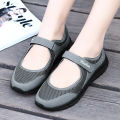 Summer Women Casual Shoes Soft Portable Sneakers Walking Shoes Flat Soles for Women Breathable Slip on White Shoes. 