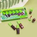 PEIEN Aloe Vera Lip Tint (6 PCS) Lip Gloss Natural Matte Liquid Lipstick for Lips. 