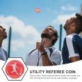 1pc Two Side Referee Judge Toss Coin Soccer Toss Coin Blue/Red Sided Referee Toss Coin For Kids Adults Football Volleyball Sport. 