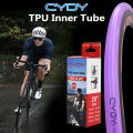 CYDY Bicycle Camera TPU Inner Tube 700x18/23/25/28C Tyre France Valve Length 45/65/85mm ROAD Bike Tire Cycling  pneu 25G. 