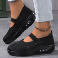 Fashion Woman Vulcanize Platform Casual Sneakers Women Flats Mesh Breathable Running Walking Shoes Chunky Sports.