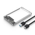 USB 3.0 to SATA III Hard Disk Case for 2.5 inch HDD SSD External Hard Drive Enclosur Max 4TB Support UASP HDD Box. 