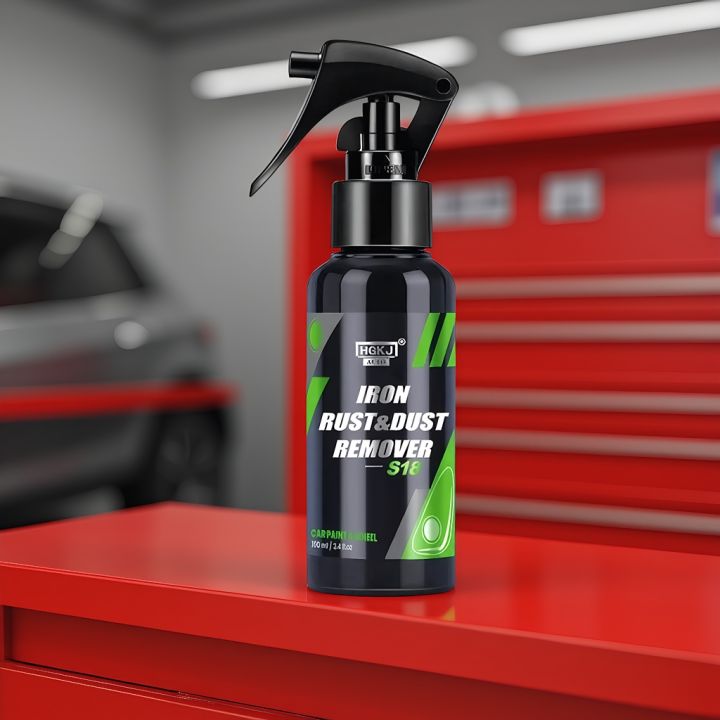 Car Paint & Wheel Iron Remover Spray - Professional Grade Rust & Dust ...