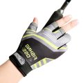 Fishing Cycling Gloves Men Summer Three Finger Cut Gloves for Fishing Sun Protection Male Anti-Slip Drive Breathable Thin Gloves.