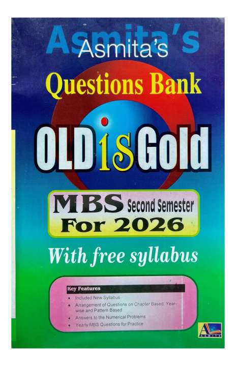 Asmita's Question Bank Old Is Gold For MBS 2nd Semester For 2026 || New Edition 2025