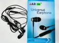 AR AR773 Universal Handsfree Earphones – Deep Bass Stereo Sound
High-Quality Wired In-Ear Earbuds with Comfortable Fit & Inline Microphone
3.5mm Audio Jack Handsfree for Mobile Phones, Music, Calls & Videos
Durable Wired Earphones. 