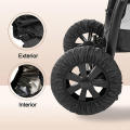 4Pcs/set Baby Stroller Wheel Cover Dustproof Wheelchair Tire Protector Infant Pushchair Pram Wheel Anti-Dirty Case Acce.