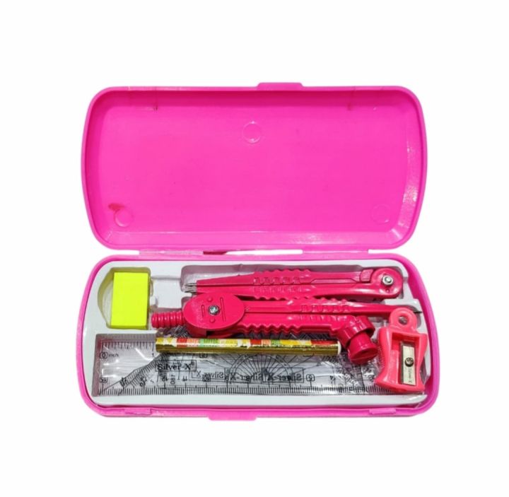 Silver-X Geometry Box – Complete Mathematical Instrument Set for School ...