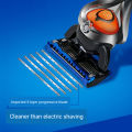 Manual Five-blade Razor Professional Progide Shaving Razor For Men Smoth Close Clean Save Adjustable Reusable Heavy Duty Wet Shaving Manual Shaver Personal Washing Cleaning Care - Germany China Imported. 