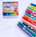 Crayola Crayons-Non Toxic Crayons-Crayola Oil Pastel Set with 12 Colors Twistable Crayons,Watercolor Effect Portable Rotating Crayon Kit, Gift for Kids. 