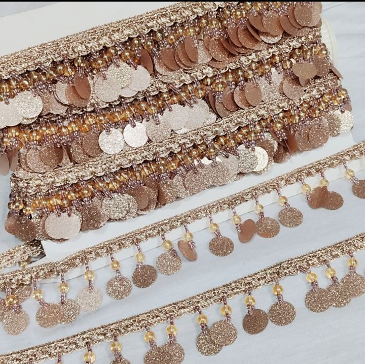 FASHION%20!%202%20YARD%20(GAZ)%20BEADS+%20CUTDANA+SITARA%20LATKAN%20LACE%20FOR%20WOMEN%20CLOTHES%20-%20Image%202