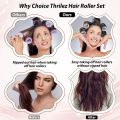 VELCRO Hair Rollers self-grip curling set +Clips in Different 3 Sizes (6 PCS). 