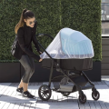 Portable Mini Crib Mosquito Net with Elastic Edge Fine Mesh Washable Bug Net Cover for Stroller And Bassinet.