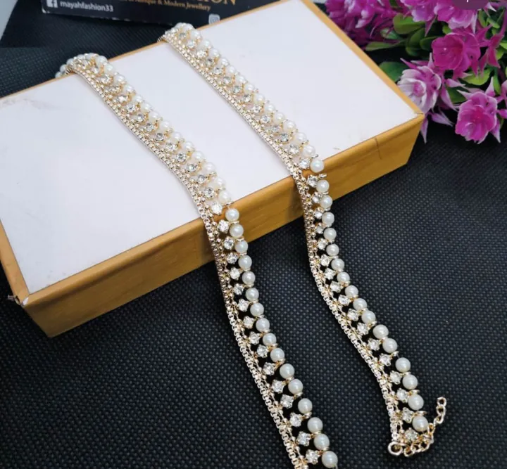 Women’s Traditional Payal / Pazeb / Anklet for girls and woman (pair ...