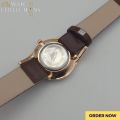 Elite class ladies watches leather strap (pack of two). 