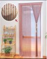 Fancy door curtain plastic home decor modern with bar. 