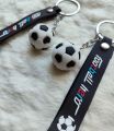 Football Keychain – Silicone Football Keyring Gift for Boys, Sports Fans, Party Favors & Rewards. 