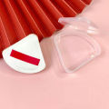 1Pc Plastic Box Case For Triangle Puff Transparent Sponge Puff Portable Travel Cosmetic Bags Cosmetics Storage Case. 