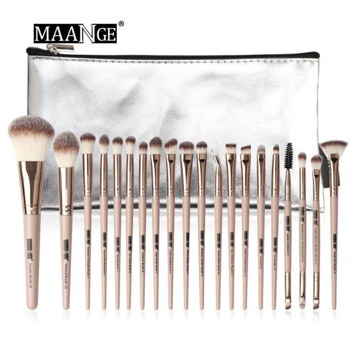 MAANGE 20pcs Makeup Brushes Set Professional Eye Shadow Powder Foundation