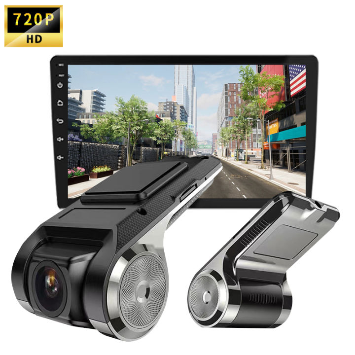 HD Dash Cam Car USB ADAS DVR Dual-lens Camera Video Special for Android ...