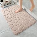 Mat Non-slip Carpets Cobblestone Embossed Bathroom Bath In Wash Basin Bathtub Side Floor Rug Shower Room Doormat Memory Foam. 