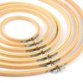 10-30CM Bamboo Frame Embroidery Hoop Ring DIY Needlecraft Cross Stitch Machine Round Loop Hand Household Sewing Tools 8 Size. 