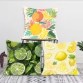 Lemon Pillow Case Square Pillow Bedroom Sofa Leisure Comfort Cushion Car Living Room Home Decoration 40X40. 