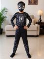 Kids Black Spider Hero Costume Set with Full Face Mask. 