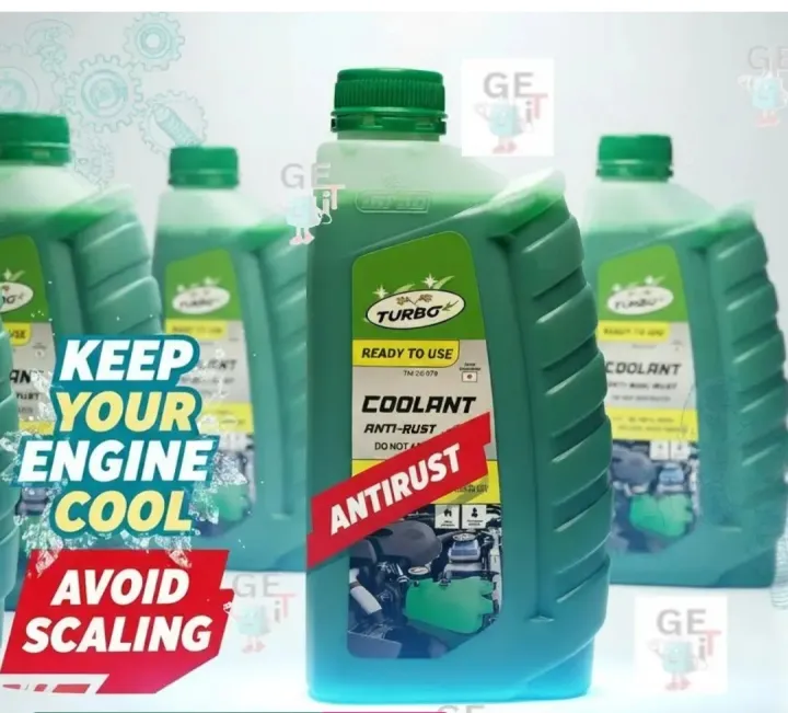 Anti-Rust Radiator Coolant 1 Liter for Car, Long-Life Engine Protector ...