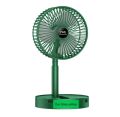 folding fan - portable charging fan - table charging fan - 3 speed adjustment fan - 2000 mah long battery charging fan- out door indoor office portable stand fan. 