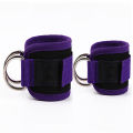 2PCS Ankle Straps Cable Double D-Ring Ankle Cuffs For Gym Workouts Glutes Legs Strength Extensions Training Brace Support Sport. 