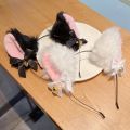 Cute Cat Ear Hair Wear Claw Gloves Girls Cosplay Costume Plush Bell Cat Fur Ear Hairband Night Party Club Headbands. 