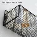 Bathroom Organiser Multifunctional Toiletries Organiser No-Punch Bathroom Shelf Bathroom Kitchen Wall Mount Storage Rack.