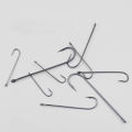 25 pcs Big Eyelet Fishing hook Long Shank Barbed Round Bent Joint Hook Big Eye Ring Worm Hook Fishing Lure Spoon Spinner. 